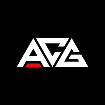 ACG letter logo design with polygon shape. ACG polygon and cube shape logo design. ACG hexagon vector logo template white and black colors. ACG monogram, business and real estate logo.