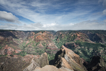 Fototapeta na wymiar Kauai Waimea Canyon State Park landscape
