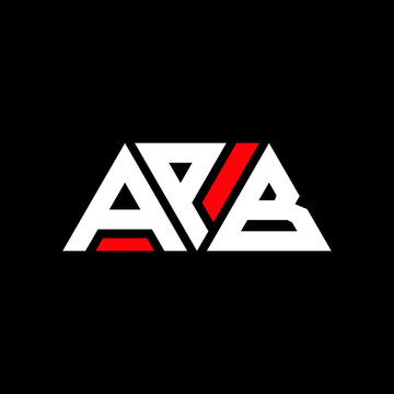 APB letter logo design with polygon shape. APB polygon and cube shape logo design. APB hexagon vector logo template white and black colors. APB monogram, business and real estate logo.