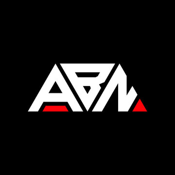 ABN letter logo design with polygon shape. ABN polygon and cube shape logo design. ABN hexagon vector logo template white and black colors. ABN monogram, business and real estate logo.