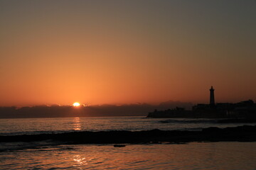 Fototapeta premium Tramonto a Torre Canne