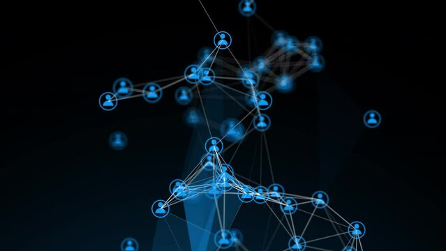 collegamenti tra persone, network, persone, social network