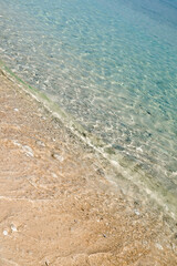 Obraz na płótnie Canvas Beautiful tropical beach water background.