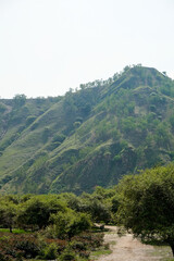 Beautiful view of Cristo Rei hills at Dili, Timor Leste.