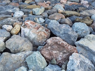 stones on the beach