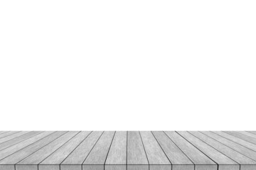 Old empty wooden table background