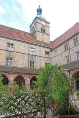 Fototapeta na wymiar Abbey Saint Colomban in Luxeuil-les-Bains 