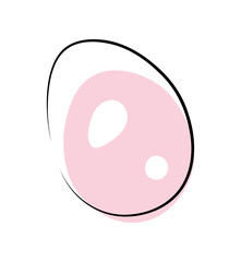 Różowe jajko