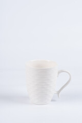 Ceramic white mug