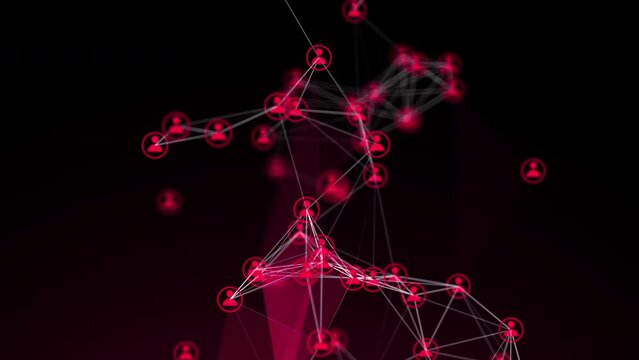 collegamenti tra persone, network, persone, social network