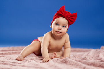 Adorable seven months babygirl