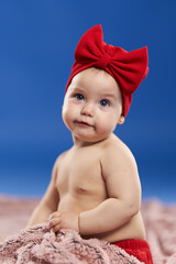Adorable seven months babygirl