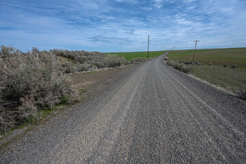 Country Road in Adams County, WA