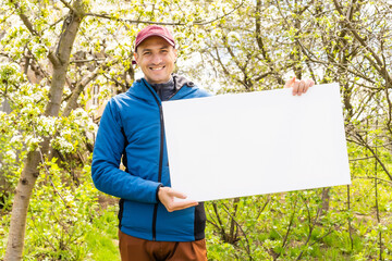 Holding canvas mockup. Photo Mockup. The man hold canvas. For canvas design