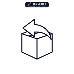 return icon symbol template for graphic and web design collection logo vector illustration