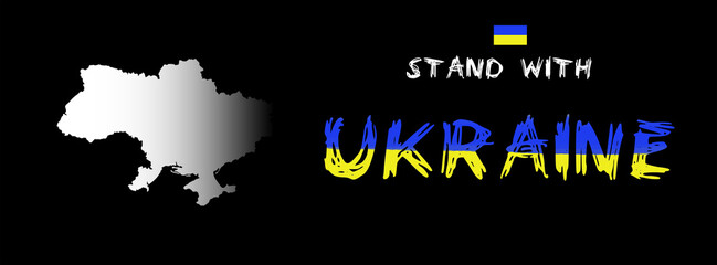 vector STAND WITH UKRAINE