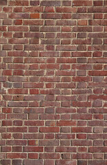 Fototapeta premium Red brick wall in daylight