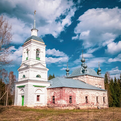 Naklejka premium ancient Orthodox church