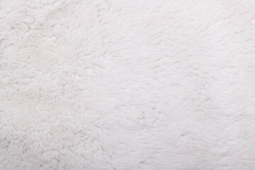 White faux fur texture background fragment