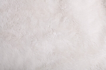 White faux fur texture background fragment