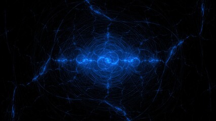 blue lightning background with energy vibe