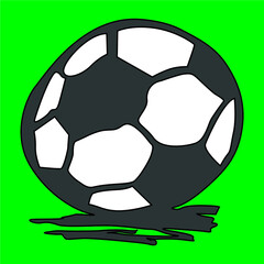 Obraz premium soccer ball illustration