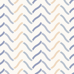 Vector chevron pattern, blue geometric abstract background