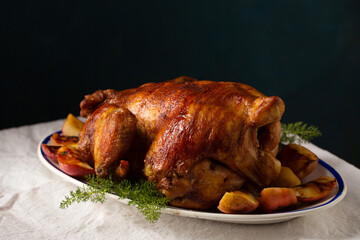 chicken with apples and herbs