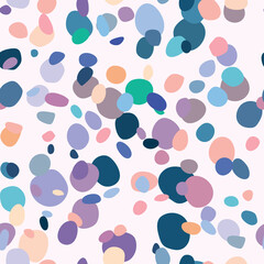 Random scattered shapes, colorful mosaic pattern, abstract stone texture, terrazzo inspired design