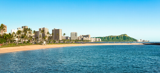 Oahu Hawaii Waikiki beach Dimond head views