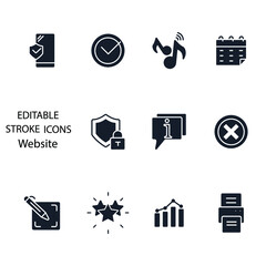 Website icons  symbol vector elements for infographic web icons set . Website icons  symbol vector elements for infographic web pack symbol vector elements for infographic web
