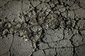  asphalt background cracks broken road texture hard light 