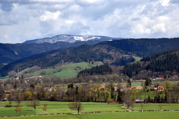 Frühlingslandschaft in Kirchzarten bei Freiburg