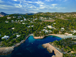 Cala Gracio and Gracioneta in Ibiza, Spain