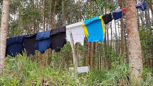 Roupas no varal