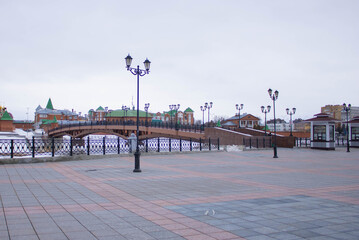 the capital of the Republic of Mari El - Yoshkar-Ola, April 2022.
столица республики Марий Эл - Йошкар-Ола, апрель 2022 год.  