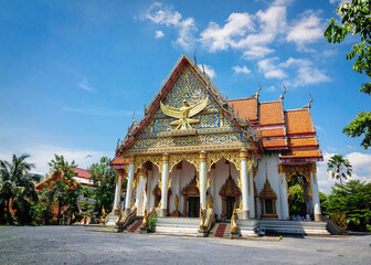 Obraz premium Buddhist temple Wat Wichit Sangkaram, Phuket, Thailand.