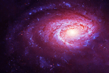 A beautiful spiral galaxy. Elements of this image furnished by NASA