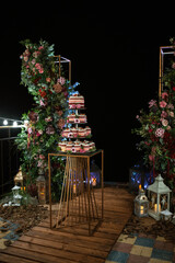 wedding cake at the wedding