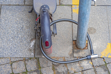 Scooter Wheel Locked
