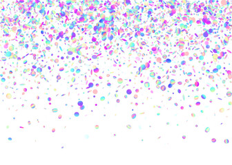Birthday Background. Carnival Effect. Holographic Confetti. Pink Shiny Glitter. Glitter Foil. Laser Banner. Fiesta Art. Retro Colorful Gradient. Purple Birthday Background