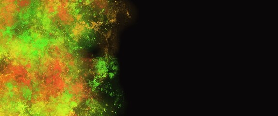 abstract green background with space