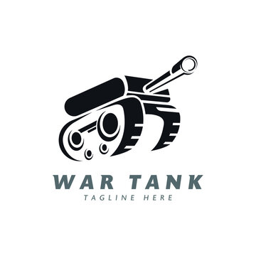 Premium Vector  Tank logo template design vector