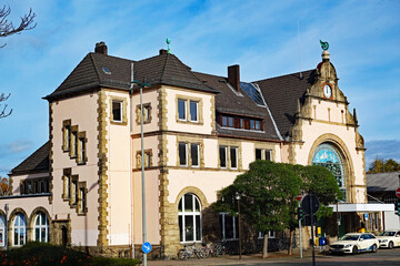 Fototapeta premium Bad Harzburg am Harz Bahnhof