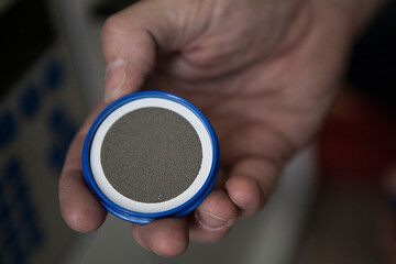 Air quality analyzes: metal filter.