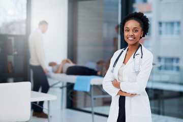 My patients always get the best care. Cropped portrait of a female doctor standing in her office...