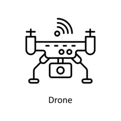 Drone Vector Outline icons for your digital or print projects.