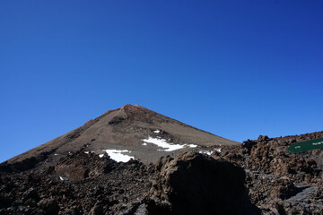 Views on caldera and el teide from La Rambleta, Tenerife, March 2022