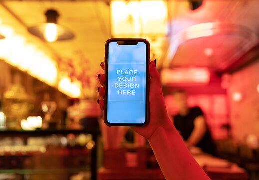 Smartphone Screen Mockup