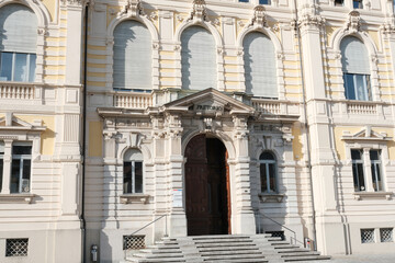 Fototapeta na wymiar Il pretorio di Mendrisio in Canton Ticino, Svizzera.